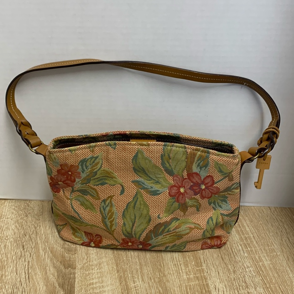 Fossil Canvas Pastel Shoulder Bag
